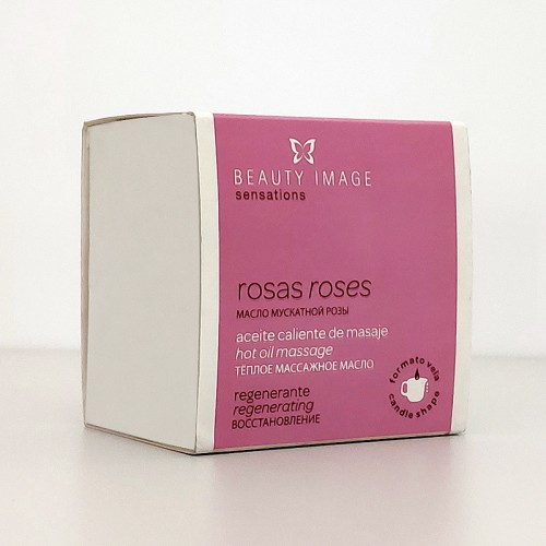 Vela de massagem - Rosas - Regenerante