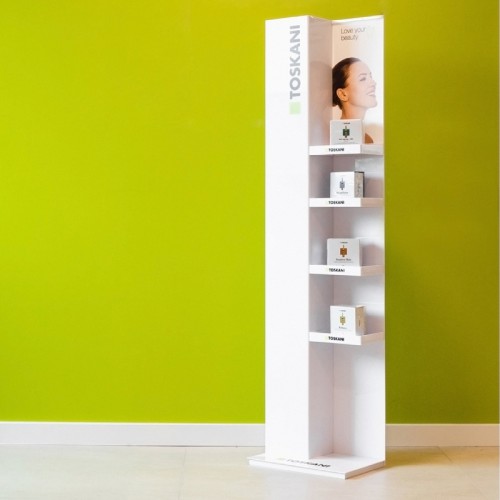 TKN Floorstand 4 shelf homecare 152*38*25 cm