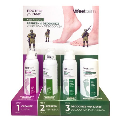 Feetcalm expositor tarima Olor (s/testers)